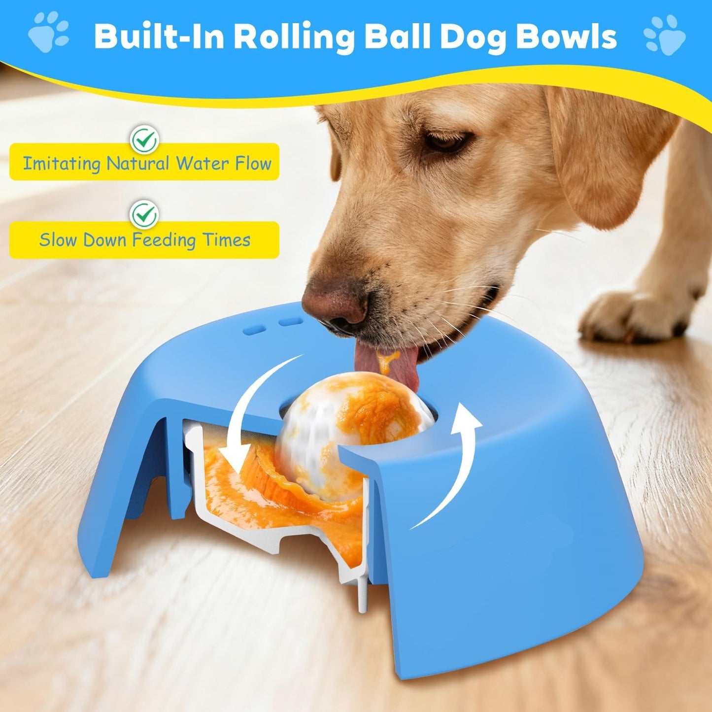 Dog Slow Feeder Licking Bowl